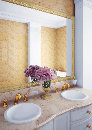 Столешница из искусственного мрамора – идеальное решение для ванной комнаты