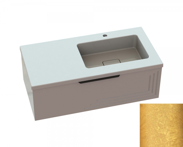 Тумба «Эмили» с умывальником «Ария» R