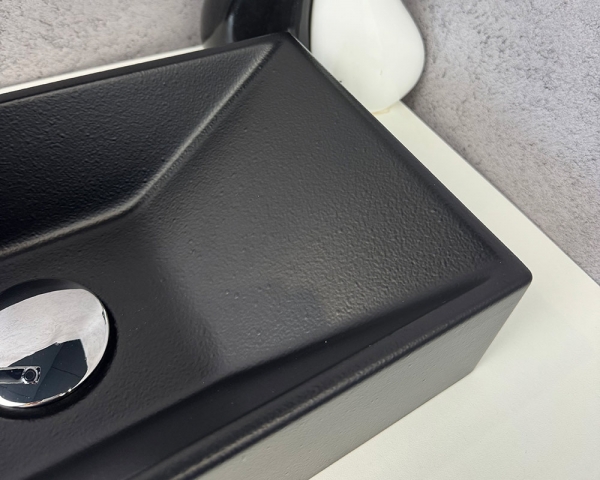 Умивальник «Естель» L  Чорна шагрень