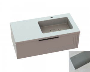 Тумба «Эмили» с умывальником «Ария» R