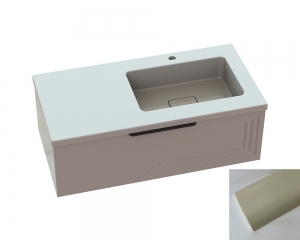 Тумба «Эмили» с умывальником «Ария» R