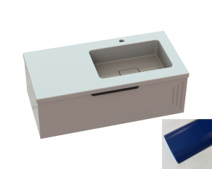 Тумба «Эмили» с умывальником «Ария» R