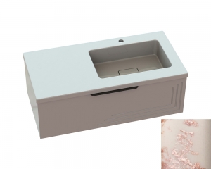 Тумба «Эмили» с умывальником «Ария» R