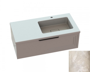 Тумба «Эмили» с умывальником «Ария» R