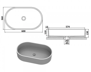 Умывальник «Лиана»