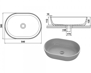 Умывальник «Персія» 