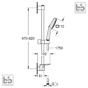 Душовий набір ''TEMPESTA CUBE''