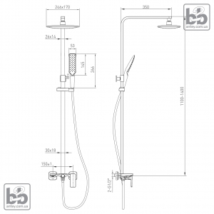 Душевая система ''SISTEMA''