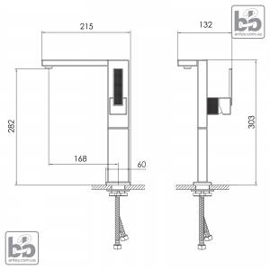 Смеситель для умывальника ''DEIRA''