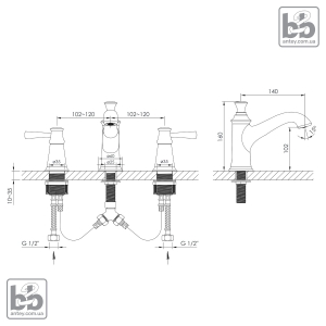 Смеситель для умывальника ''PODZIMA''
