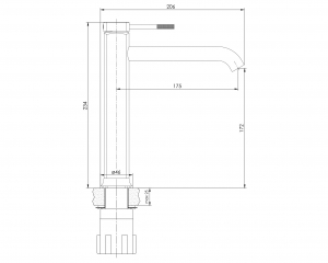 Змішувач для умивальника «BRENTA»