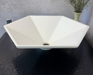 Умивальник «Астерія» Біла шагрень